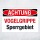 Schild Achtung Vogelgrippe – Sperrgebiet | Warnschild | Alu-Verbund 3 mm