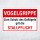 Schild Vogelgrippe – Stallpflicht zum Schutz des Geflügels | Behördenschild | Alu-Verbund 3 mm