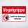 Schild Vogelgrippe – Zutritt für Unbefugte verboten | Behördenschild | Alu-Verbund 3 mm