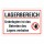 Lagerbereich Zutritt verboten | Unbefugten Betreten verboten | Alu-Verbund 3 mm