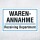 Warenannahme Schild | Receiving Department | Alu-Verbund 3 mm 450 x 300 mm (empfohlene Mindestgröße)
