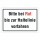 Automated Guided Vehicle System Schild | Zutritt nur für geschultes Personal | Alu-Verbund 3 mm