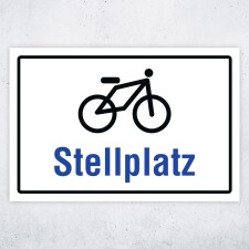 Fahrrad Stellplatz Schild | Fahrradabstellplatz...