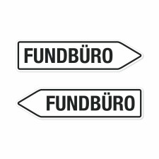 Pfeilschild „Fundbüro“ – Wegweiser...