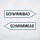 Pfeilschild „Schwimmbad“ – Wegweiser links/rechts – Alu-Verbund 3 mm, UV-Direktdruck