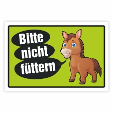 Bitte nicht füttern
