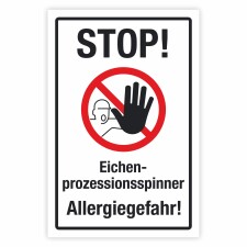 Sicherheits- und Hinweisschild STOP!...