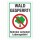 Warnschild Wald gesperrt