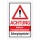 Warnschild Achtung Kiefern-Prozessionsspinner Allergiegefahr