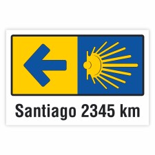 Wegweiser Pilgerzeichen Wegweiser Jakobsweg Logo...