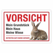 Warnschild VORSICHT Schild