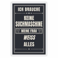Hinweisschild Humorvolles Hinweisschild