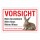 Warnschild VORSICHT Schild
