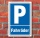Schild Parken, Parkplatz, Fahrr&auml;der, 3 mm Alu-Verbund