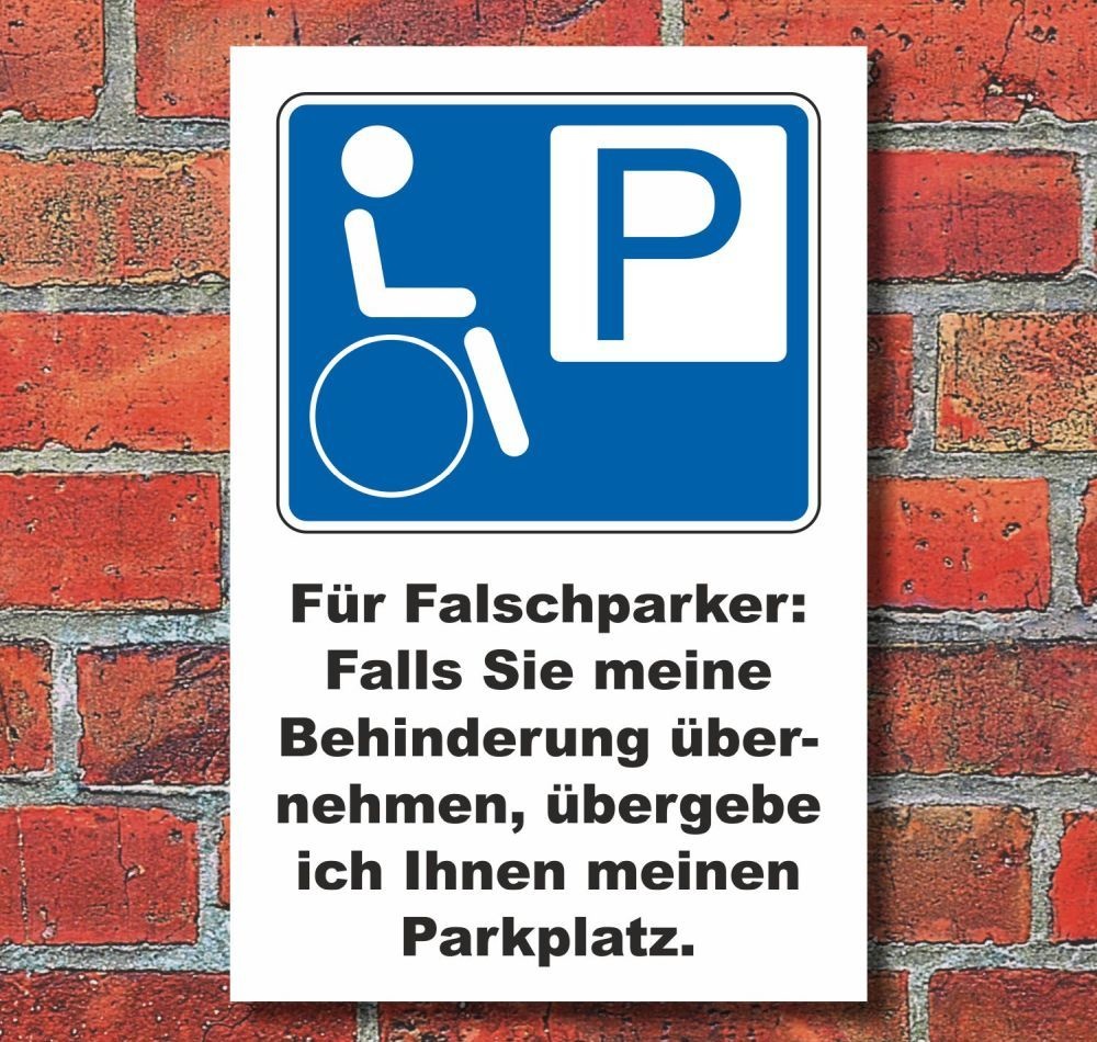 Imbiss Kiwistar Parkplatzschild 21 x 15cm Alu Verbund kein PVC! 