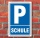 Schild Parken, Parkplatz, Schule, 3 mm Alu-Verbund 300 x 200 mm