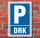 Schild Parken, Parkplatz, DRK, 3 mm Alu-Verbund