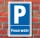 Schild Parken, Parkplatz, Feuerwehr, 3 mm Alu-Verbund 450 x 300 mm
